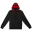 Calvin Klein Jeans Plaid Hood Sweater Black