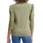 Calvin Klein Jeans Puffed Sleeve Mock Neck Top Bonsai