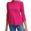 Calvin Klein Jeans Puffed Sleeve Mock Neck Top Glam