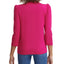 Calvin Klein Jeans Puffed Sleeve Mock Neck Top Glam