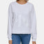 Calvin Klein Jeans Sequin Graphic Sweatshirt Iridescent White