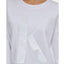 Calvin Klein Jeans Sequin Graphic Sweatshirt Iridescent White