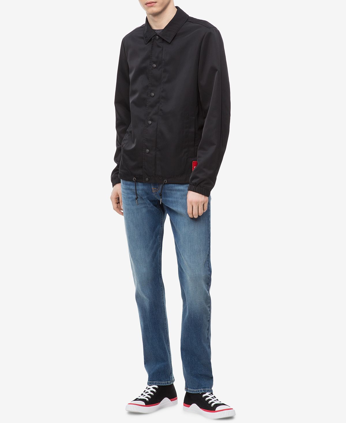 Calvin Klein Jeans Straight-fit Jeans Houston Mid Blue BandT