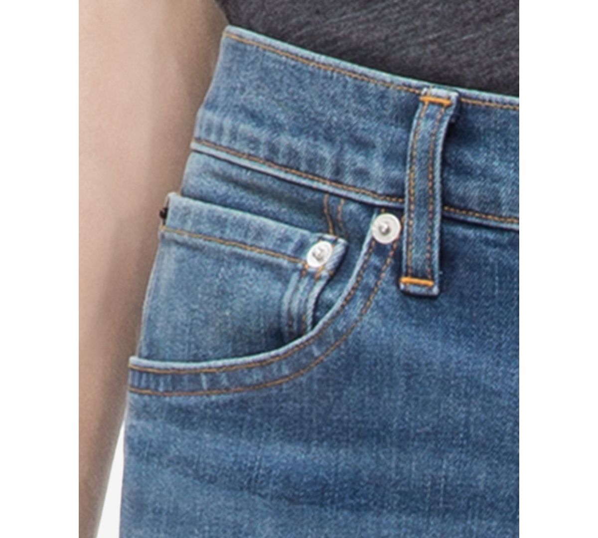 Calvin Klein Jeans Straight-fit Jeans Houston Mid Blue BandT