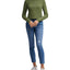 Calvin Klein Jeans Zipped Turtleneck Ribbed-knit Top Bonsai