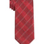 Calvin Klein Jewel Linear Grid Tie Red