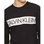 Calvin Klein Logo Long-sleeve T-shirt Black W/ White