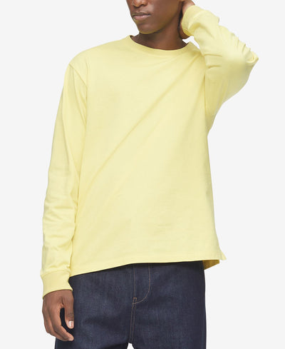 Calvin Klein Logo Long-sleeve T-shirt Celandine