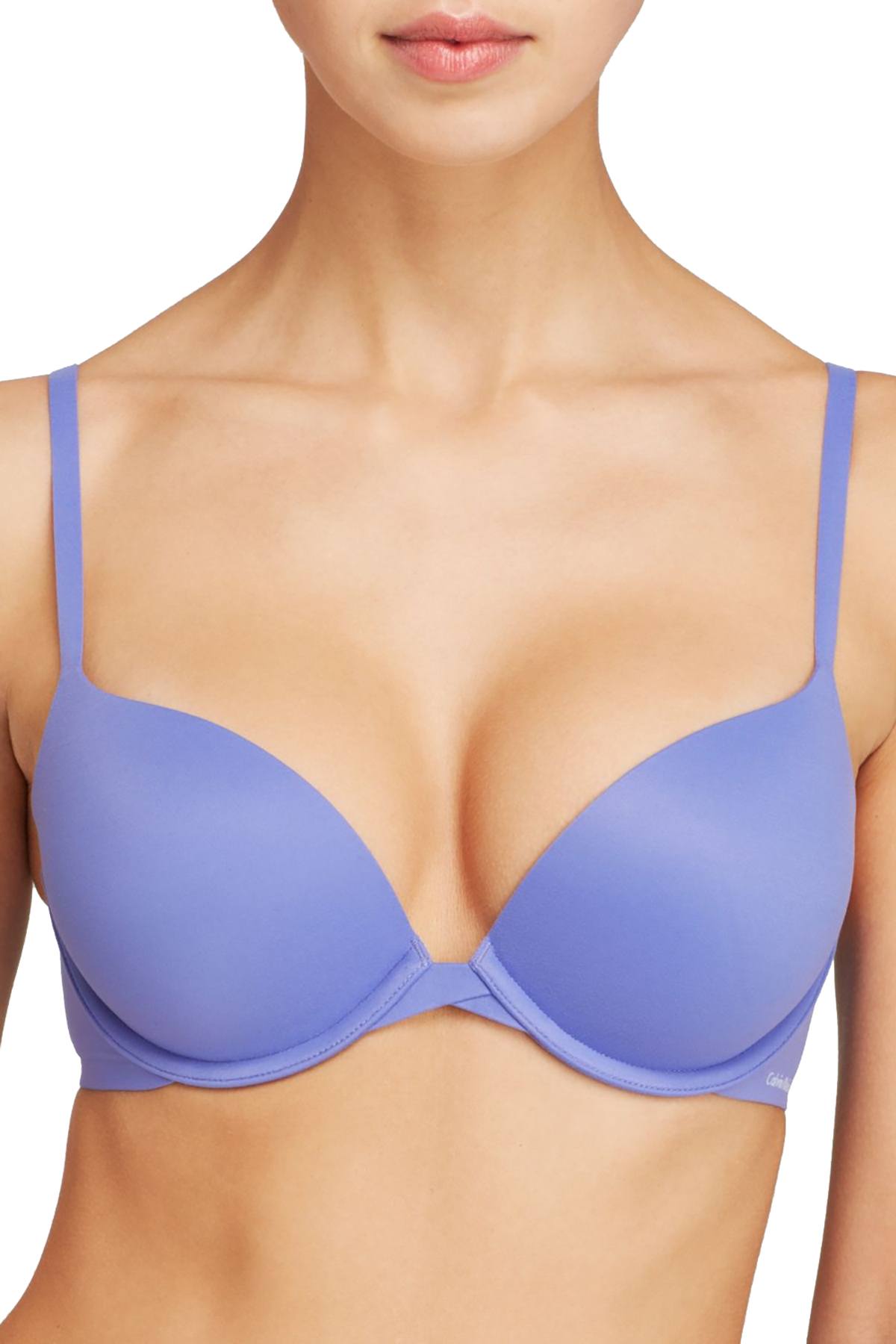 Calvin Klein Lupine Blue Perfectly Fit Memory Touch Push Up Bra