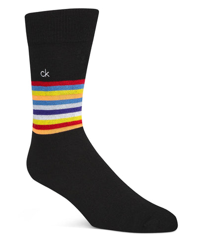 Calvin Klein Lux Crew Socks Black