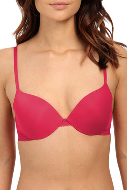 Calvin Klein Magenta Icon Modern T-Shirt Demi Bra thumbnail 2