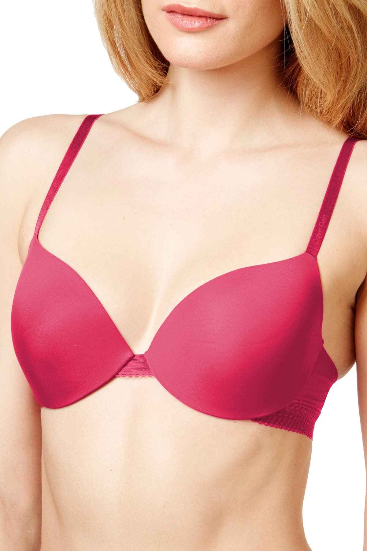 Calvin Klein Magenta Icon Modern T-Shirt Demi Bra