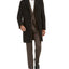 Calvin Klein Malibu Slim-fit Black Overcoat Black