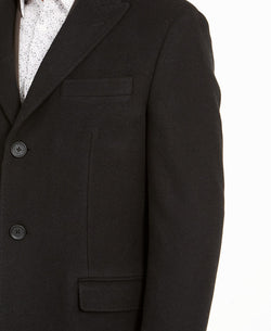 Calvin Klein Malibu Slim-fit Black Overcoat Black thumbnail 2
