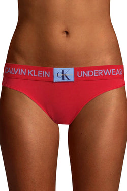 Calvin Klein Manic-Red Monogram Waist Bikini Brief thumbnail 3