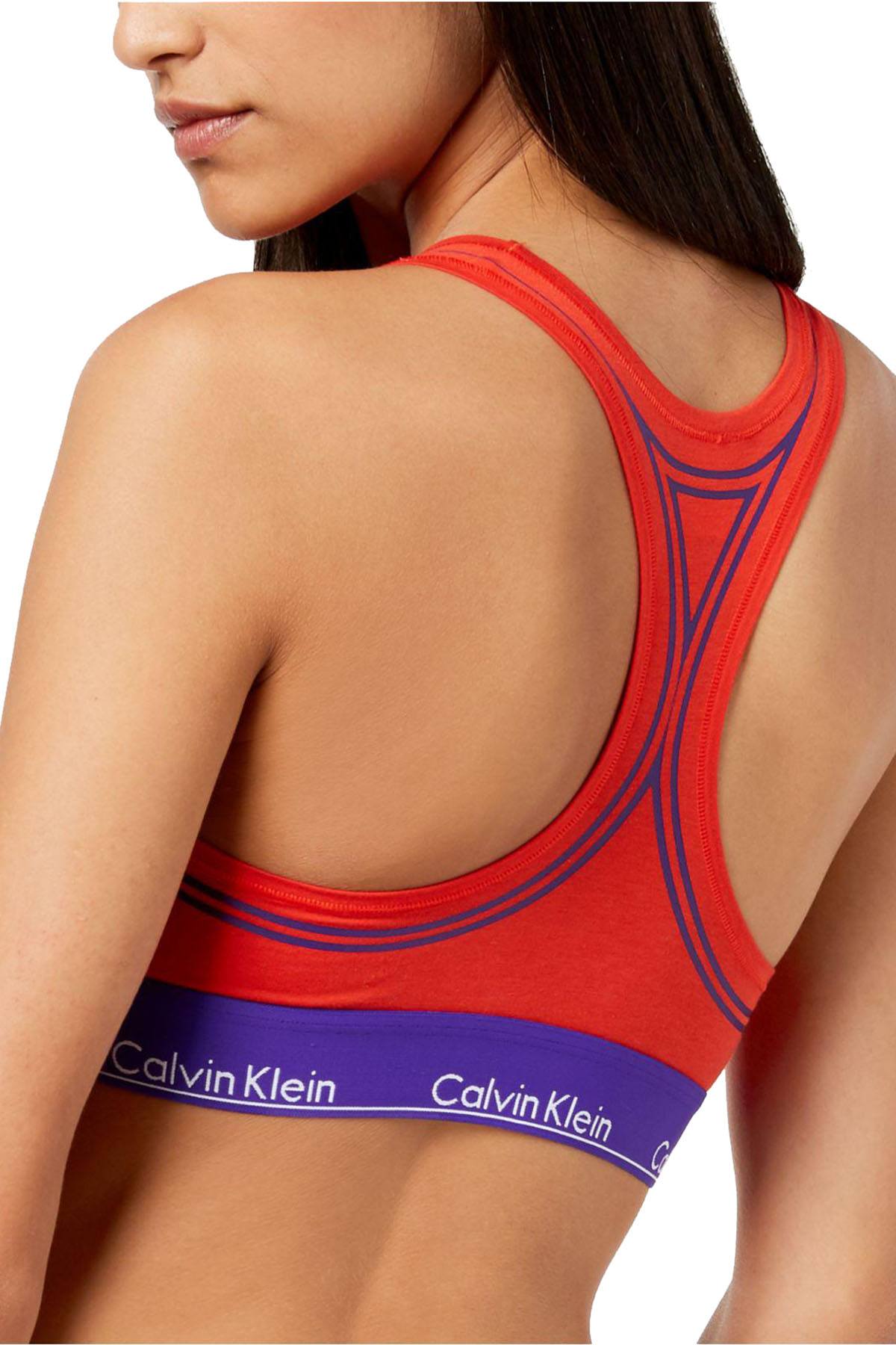 Calvin Klein Marlow Memory-Foam Contrast Bralette