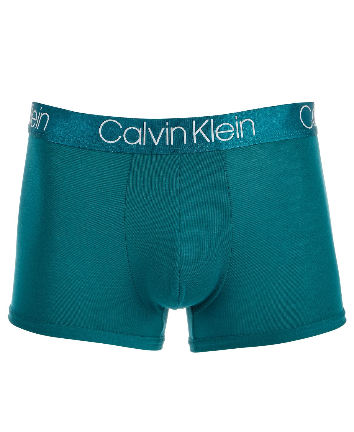 Calvin Klein Men’s Ultra-soft Modal Trunks Teal Diamond