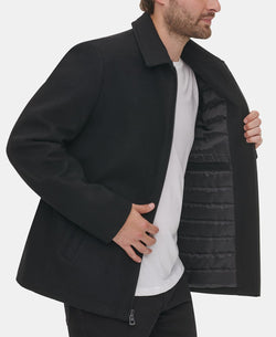 Calvin Klein Men’s Wool Hipster Jacket Black thumbnail 3