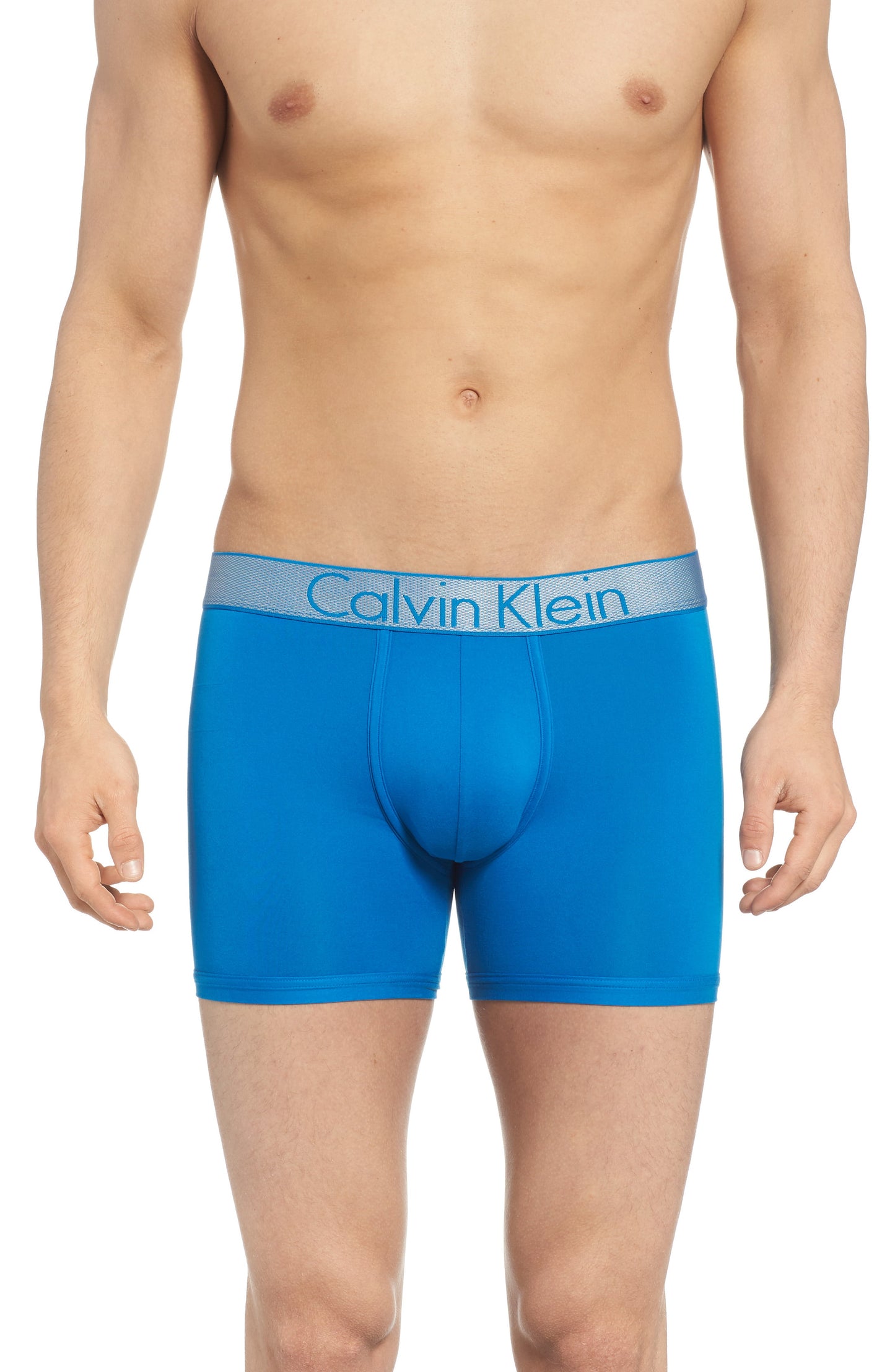 Calvin Klein Men's Customized Stretch Boxer Briefs Blue