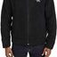 Calvin Klein Men's Sherpa Fleece Zip Up Logo Sweatshirt