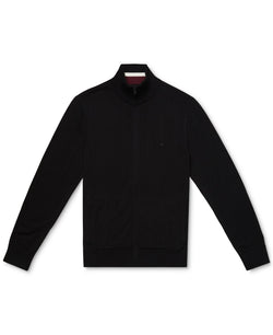Calvin Klein Merino Wool Full-zip Sweater Black thumbnail 2