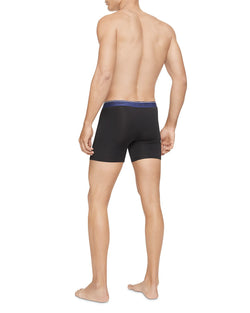 Calvin Klein Microfiber Stretch Boxer Briefs Pack Of 4 Black Multi thumbnail 3