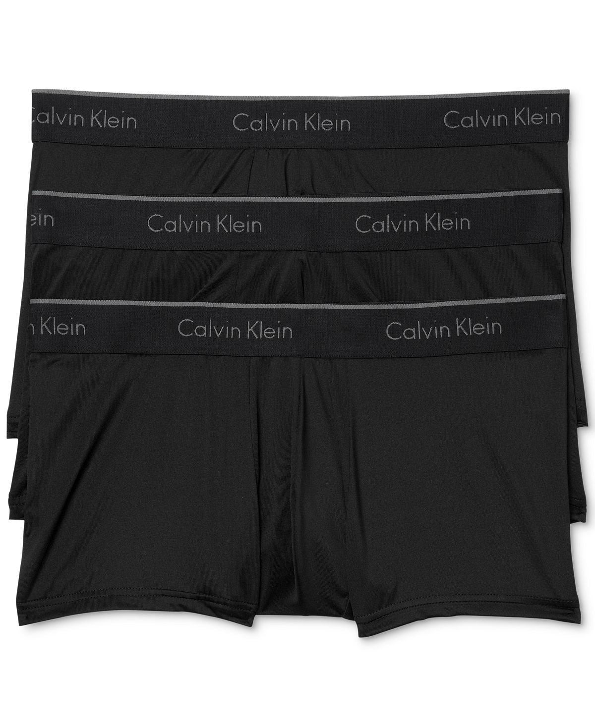 Calvin Klein Microfiber Stretch Trunk 3-pack Black