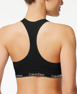 Calvin Klein Modern Cotton Bralette F3785 Black With Black thumbnail 2