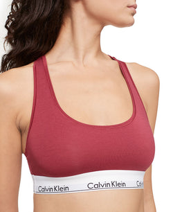 Calvin Klein Modern Cotton Bralette F3785 Deep Sea Rose thumbnail 3