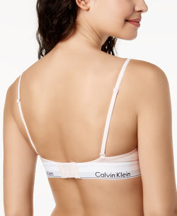 Calvin Klein Modern Cotton Logo-band Triangle Bralette Qf1061 Nympth's Thigh thumbnail 2