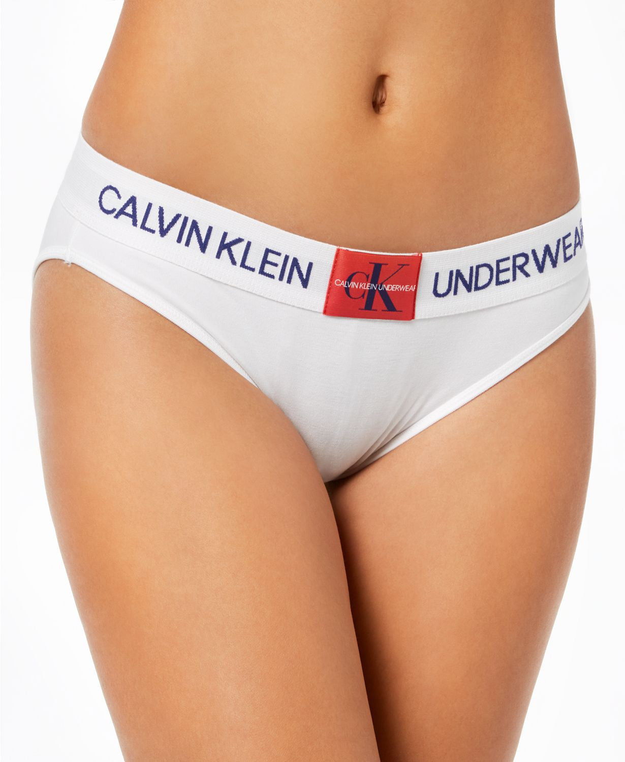 Calvin Klein Monogram Bikini Brief in White