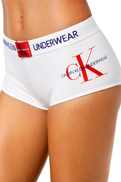 Calvin Klein Monogram Boyshort in White