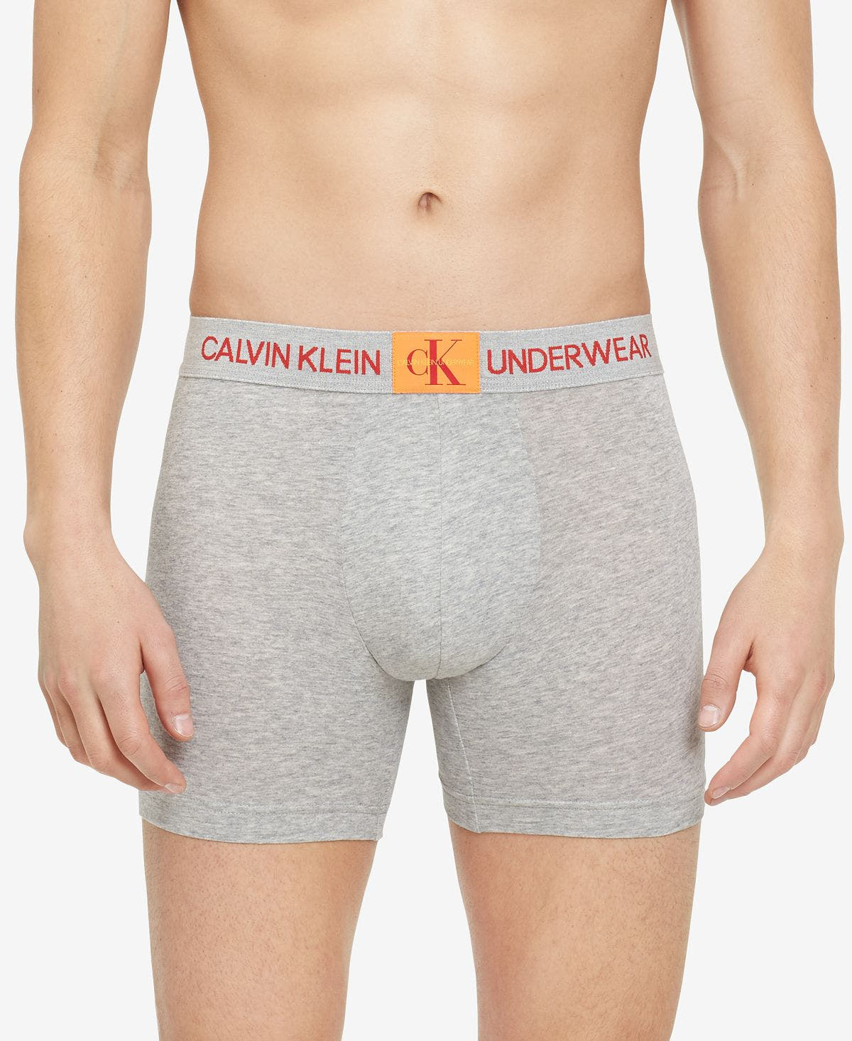 Calvin Klein Monogram Classic Logo Boxer Briefs Heather Grey