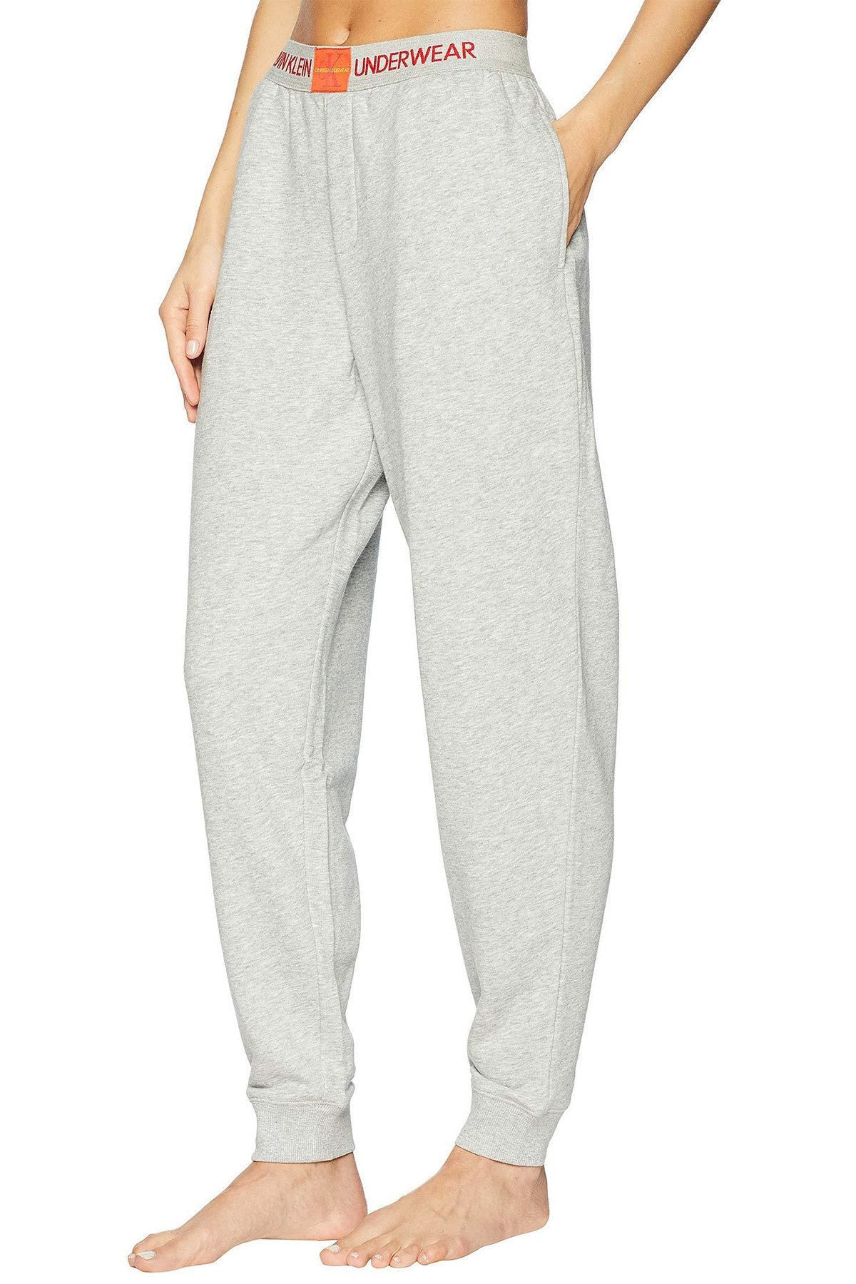 Calvin Klein Monogram Lounge Jogger Pant in Grey Heather