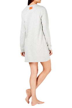 Calvin Klein Monogram Lounge Nightshirt in Grey Heather thumbnail 2