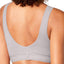 Calvin Klein Monogram Unlined Bralette in Grey Heather
