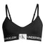 Calvin Klein Monogram Unlined Triangle Bralette in Black