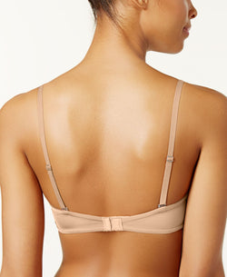 Calvin Klein Naked Glamour Strapless Push Up Bra F3493 Buff (Nude 5) thumbnail 2
