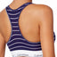 Calvin Klein Navy Simple-Stripe Modern Cotton Bralette