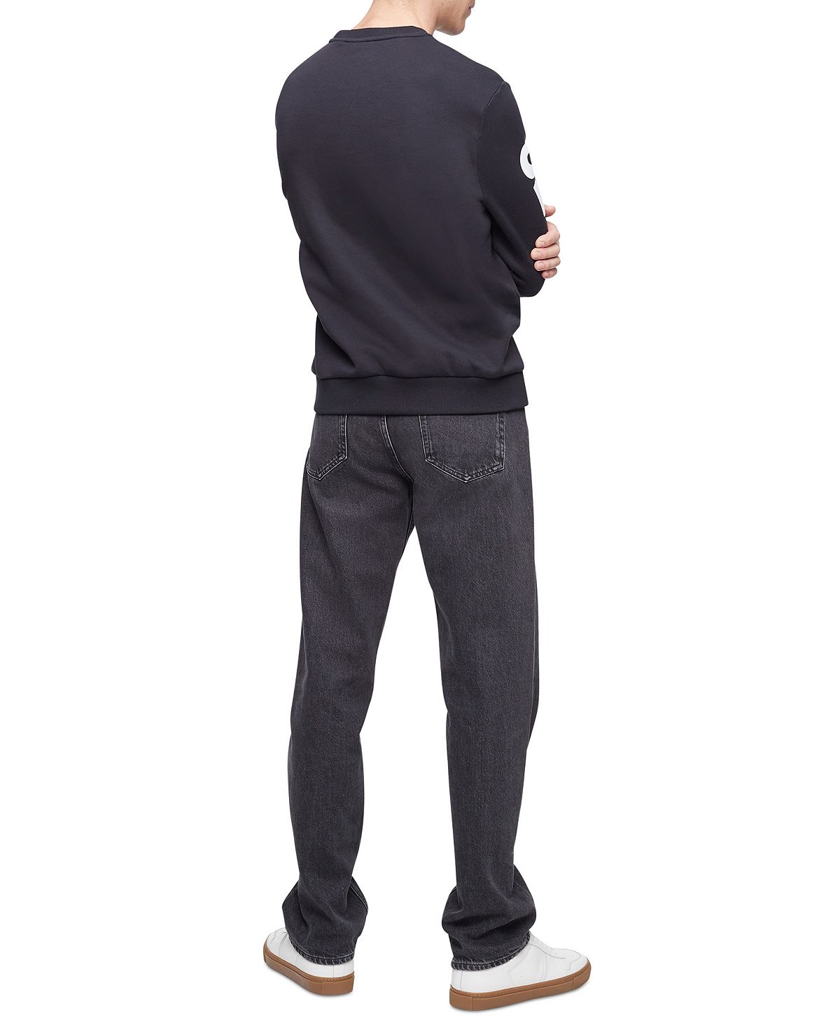 Calvin Klein Nyc Logo Sweatshirt Black Beauty