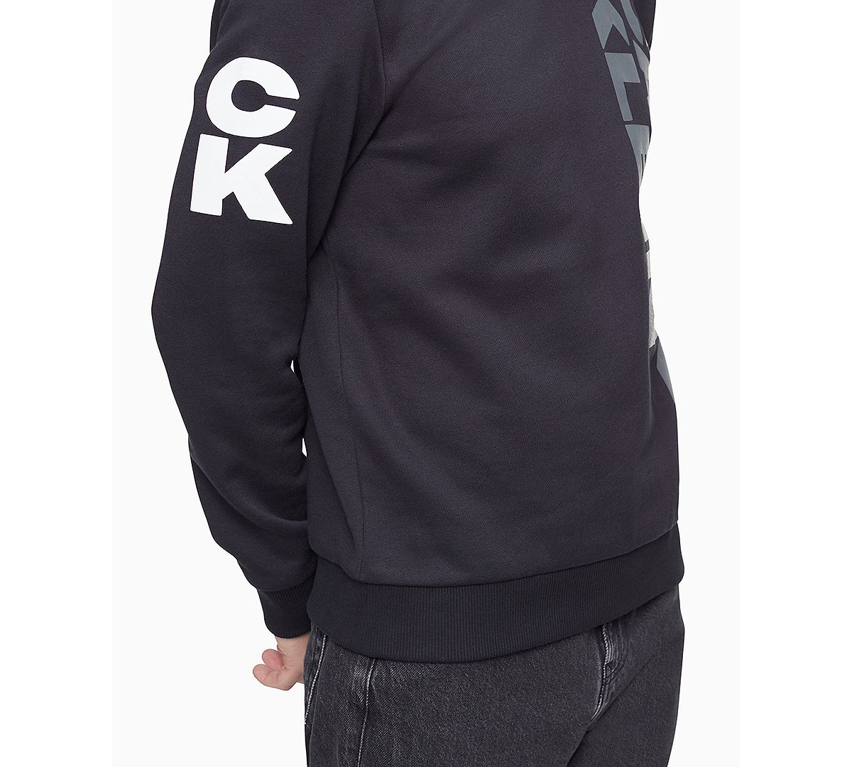Calvin Klein Nyc Logo Sweatshirt Black Beauty