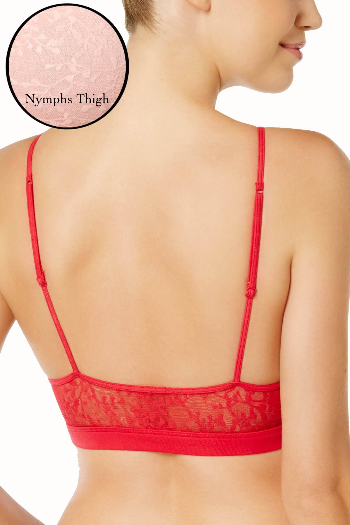 Calvin Klein Nymphs Thigh Exclusive Bare Lace Bralette CheapUndies