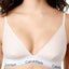 Calvin Klein Nymphs Thigh Modern Cotton Logo-Band Triangle Bralette