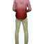 Calvin Klein Ombre Button-down Long Sleeve Shirt Garnet