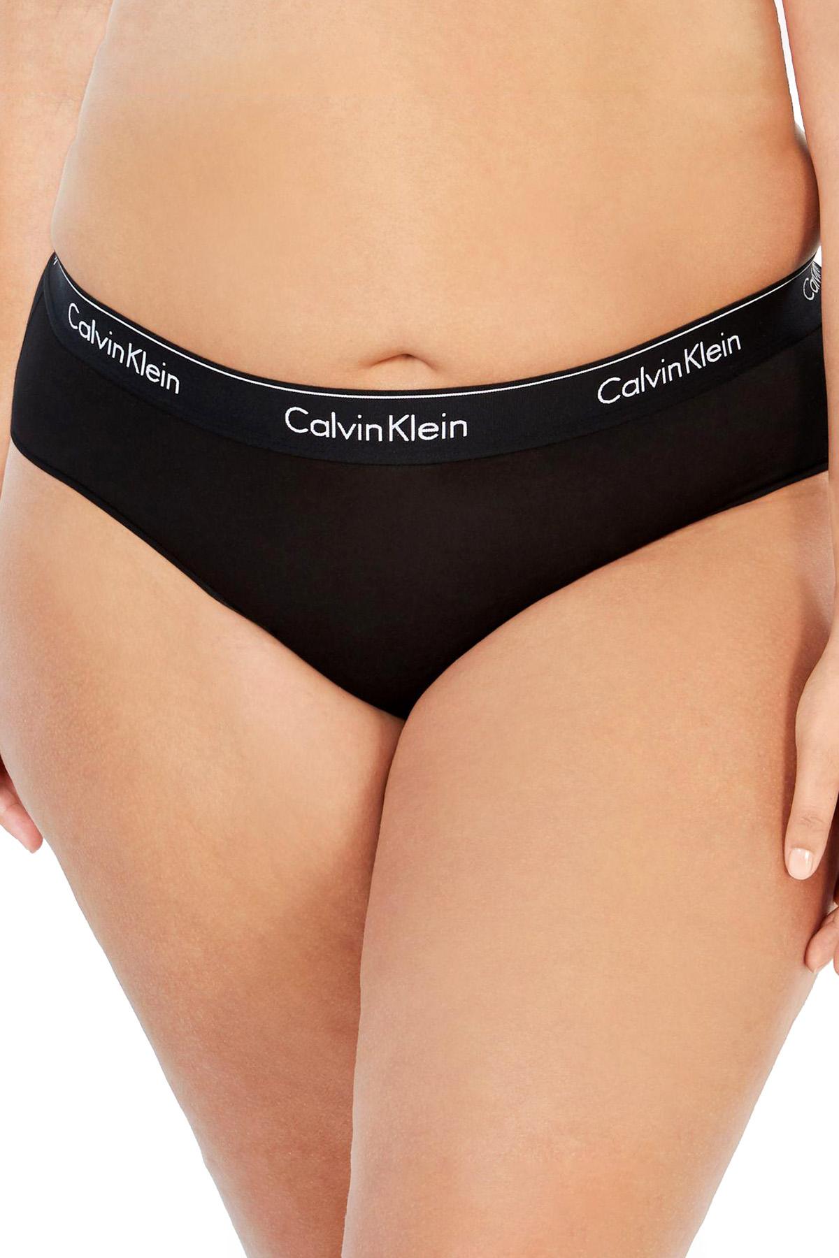 Calvin Klein PLUS Black/Black Modern Cotton/Modal Hipster Brief