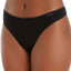 Calvin Klein PLUS Black Cotton Form Thong