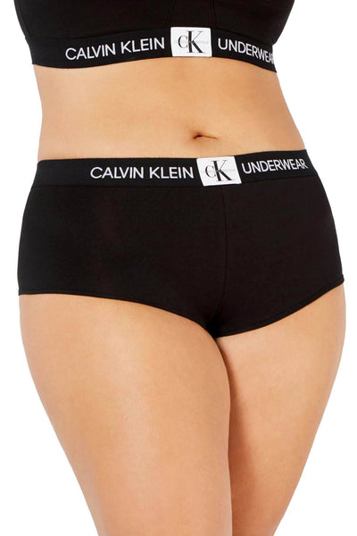 Calvin Klein PLUS Black Monogram Boyshort