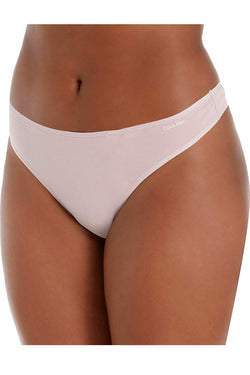 Calvin Klein PLUS Connected-Pink Cotton Form Thong thumbnail 1
