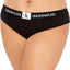 Calvin Klein PLUS Monogram Bikini Brief in Black