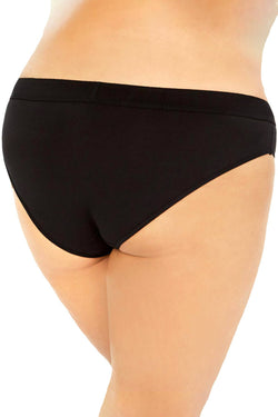 Calvin Klein PLUS Monogram Bikini Brief in Black thumbnail 2